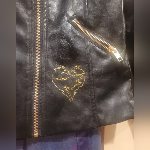 4pc MAL Descendants COSTUME DESIGNED MOTO JACKET +  Cosplay 8-10 M L - Picture 8 of 11